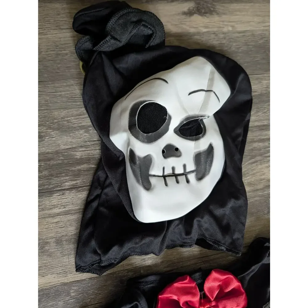 Morph Glow In The Dark Skeleton Kids Halloween Costume Size M 7-9 Years